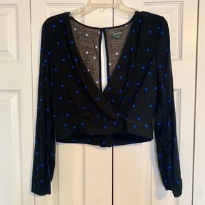 Long sleeve crop top